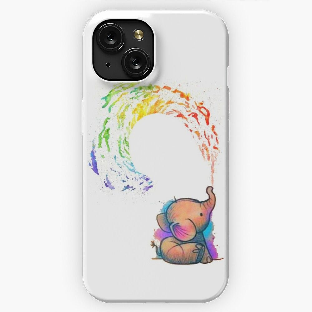 Baby Elephant 2 iPhone 15 Slim Phone Case Cover