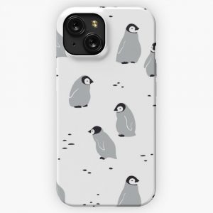Baby Emperor Penguin Chicks iPhone 15 Slim Phone Case Cover