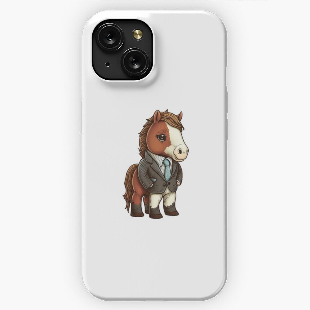 Baby Horse In Suit iPhone 15 Slim Phone Case Cover