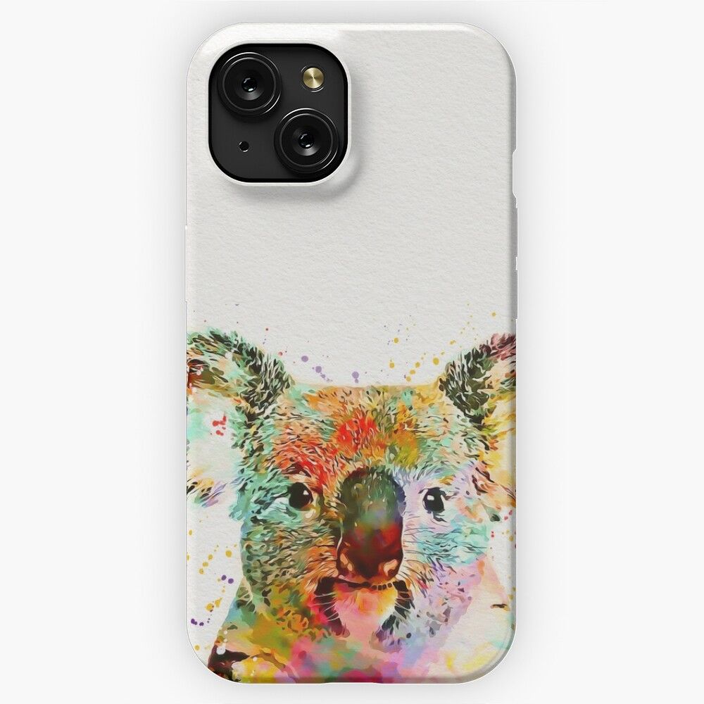 Baby Koala Art iPhone 15 Slim Phone Case Cover