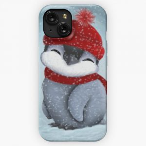 Baby Penguin iPhone 15 Slim Phone Case Cover