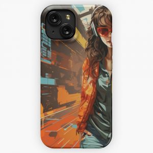 Back To School Girl The 90S Fusion Collection iPhone 15 Slim Phone Case Cover