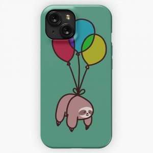 Balloon Sloth iPhone 15 Slim Phone Case Cover