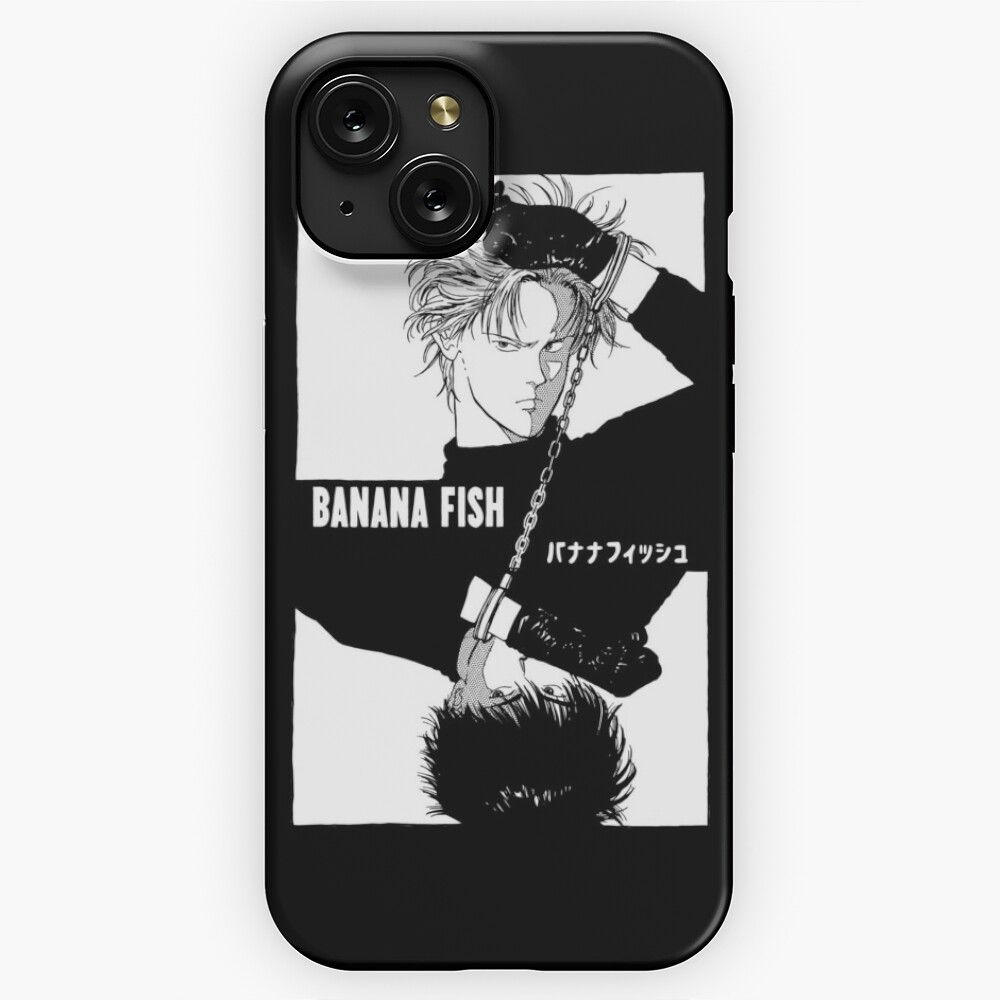 Banana Fish Chains B W iPhone 15 Slim Phone Case Cover