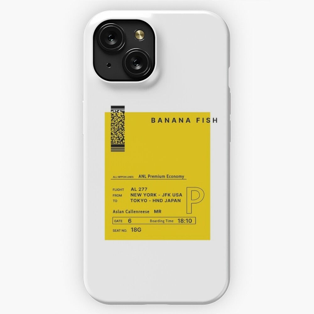 Banana Fish iPhone 15 Slim Phone Case Cover