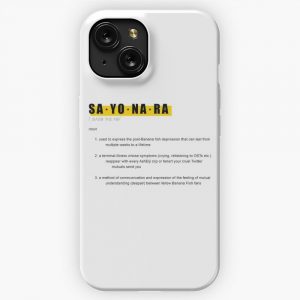 Banana Fish Sayonara Definition Design iPhone 15 Slim Phone Case Cover