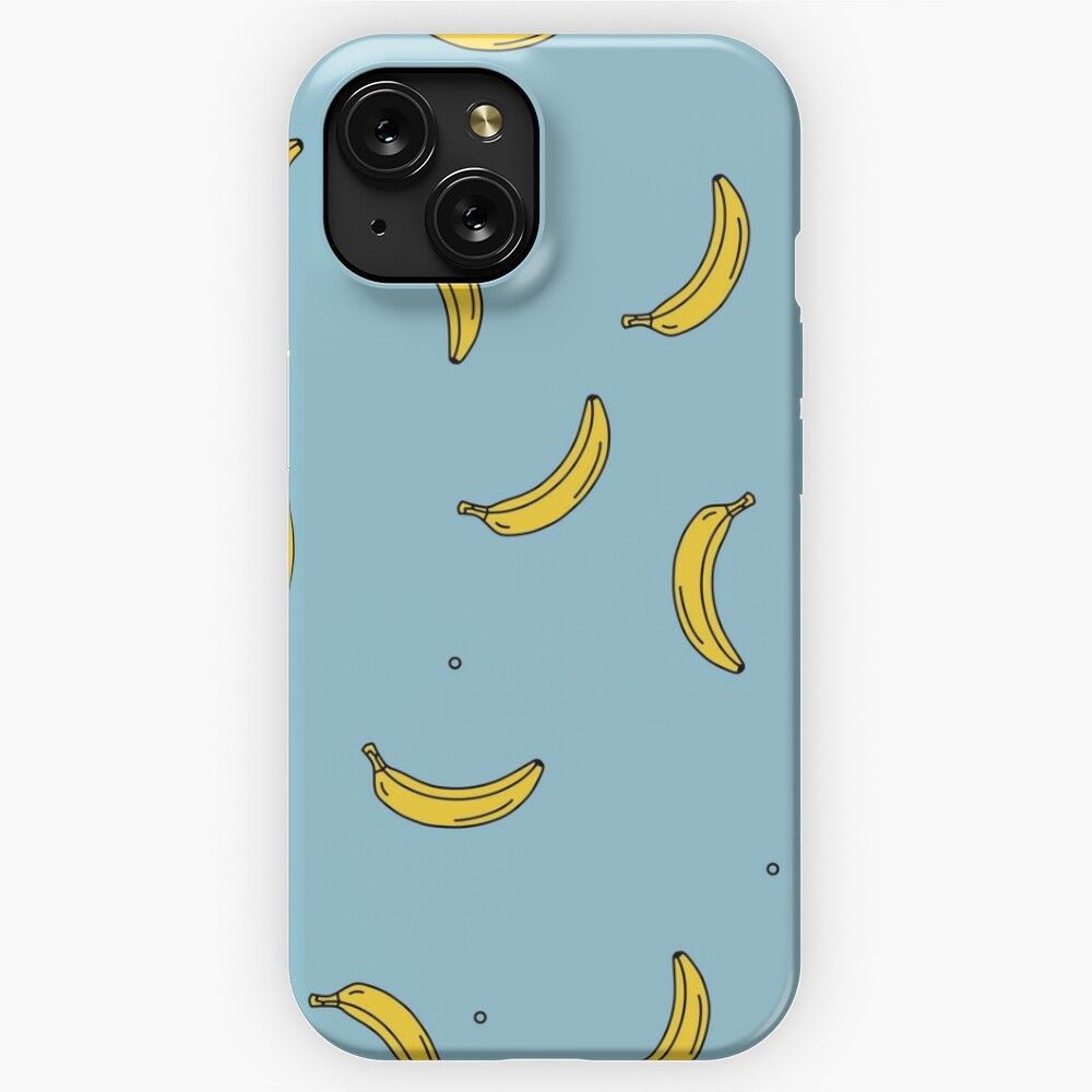 Banana Pattern iPhone 15 Slim Phone Case Cover