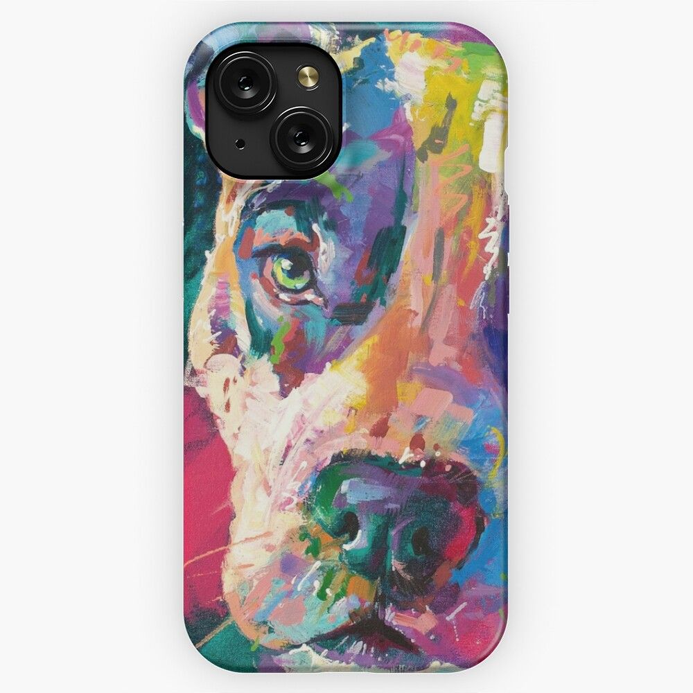 Bandit American Staffordshire Terrier iPhone 15 Slim Phone Case Cover