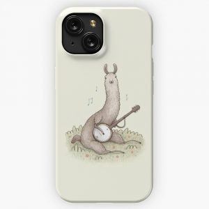Banjo Llama iPhone 15 Slim Phone Case Cover