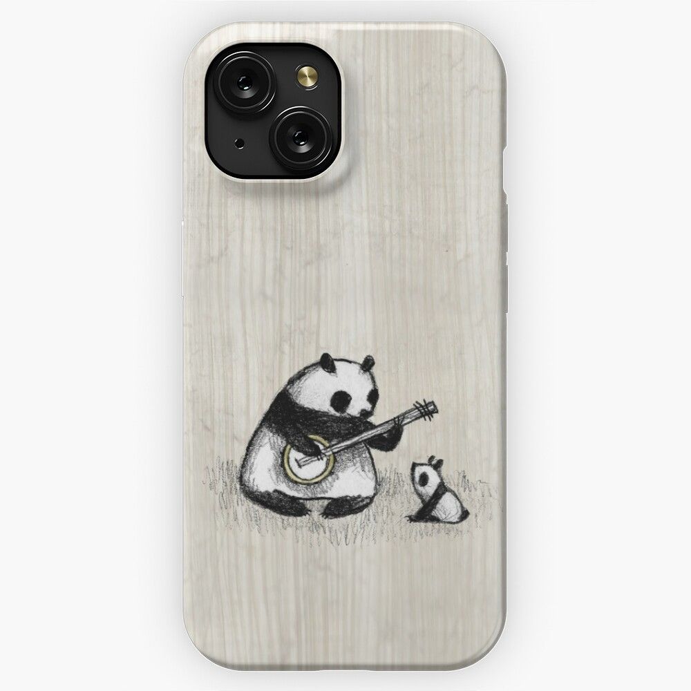 Banjo Panda iPhone 15 Slim Phone Case Cover