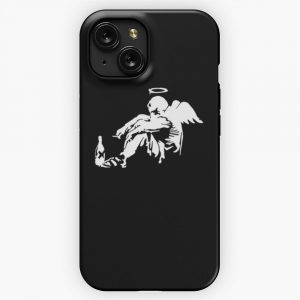 Banksy Fallen Angel iPhone 15 Slim Phone Case Cover
