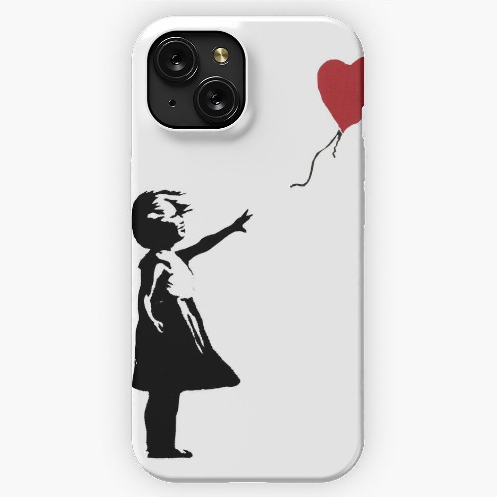 Banksy Girl With Balloon 2 iPhone 15 Slim Phone Case Cover
