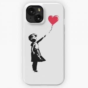 Banksy Girl With Balloon 4 iPhone 15 Slim Phone Case Cover