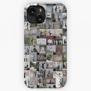 Banksy iPhone 15 Slim Phone Case Cover