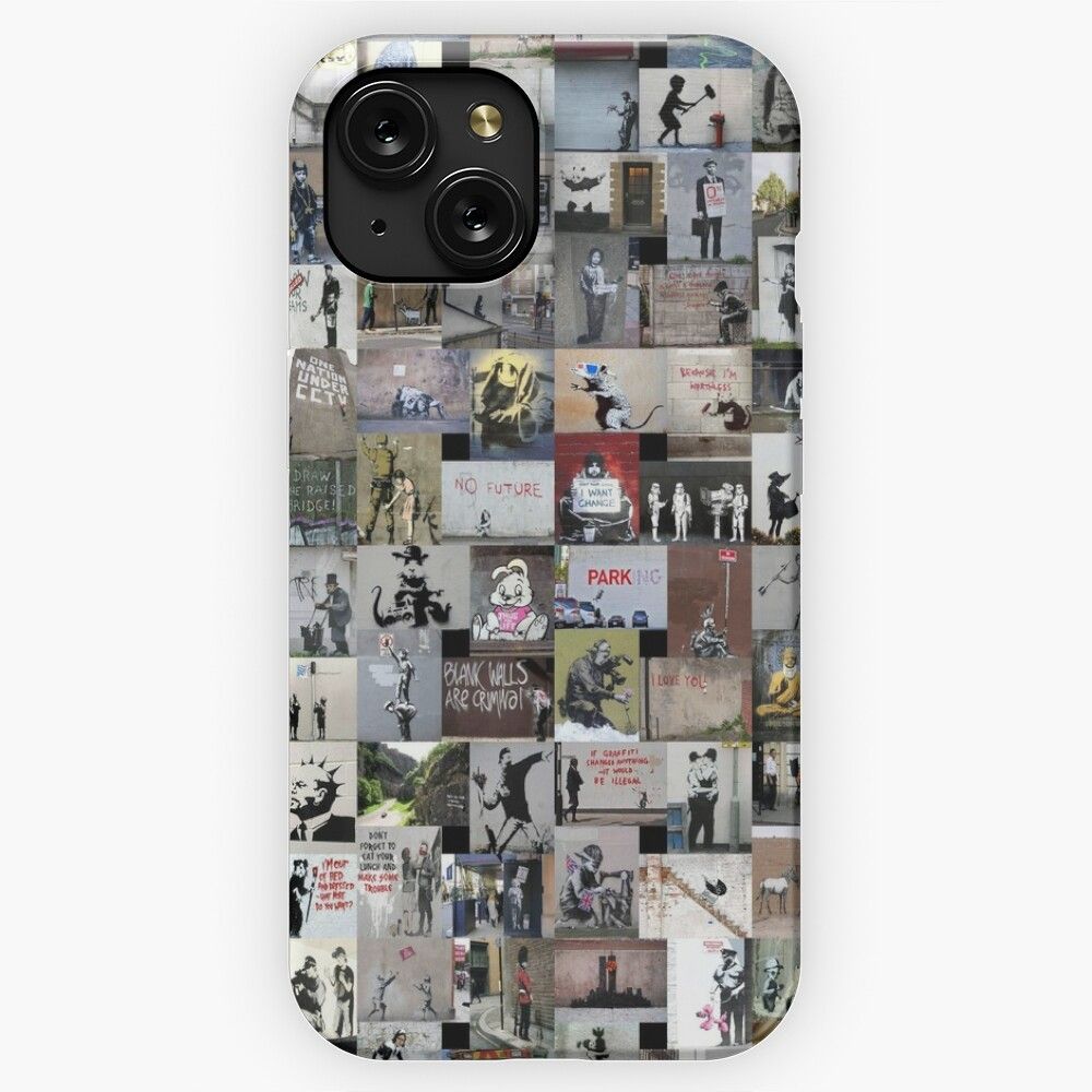 Banksy iPhone 15 Slim Phone Case Cover