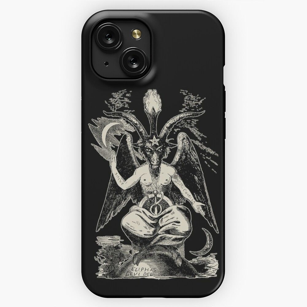 Baphomet iPhone 15 Slim Phone Case Cover