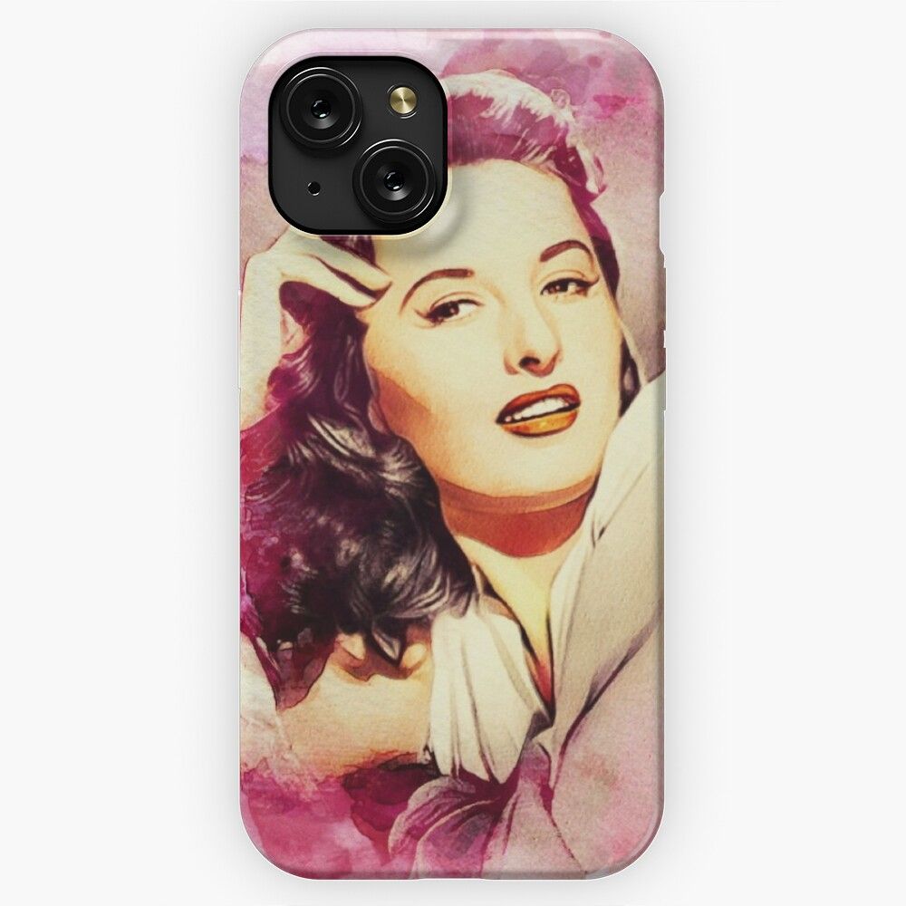 Barbara Stanwyck Movie Legend iPhone 15 Slim Phone Case Cover
