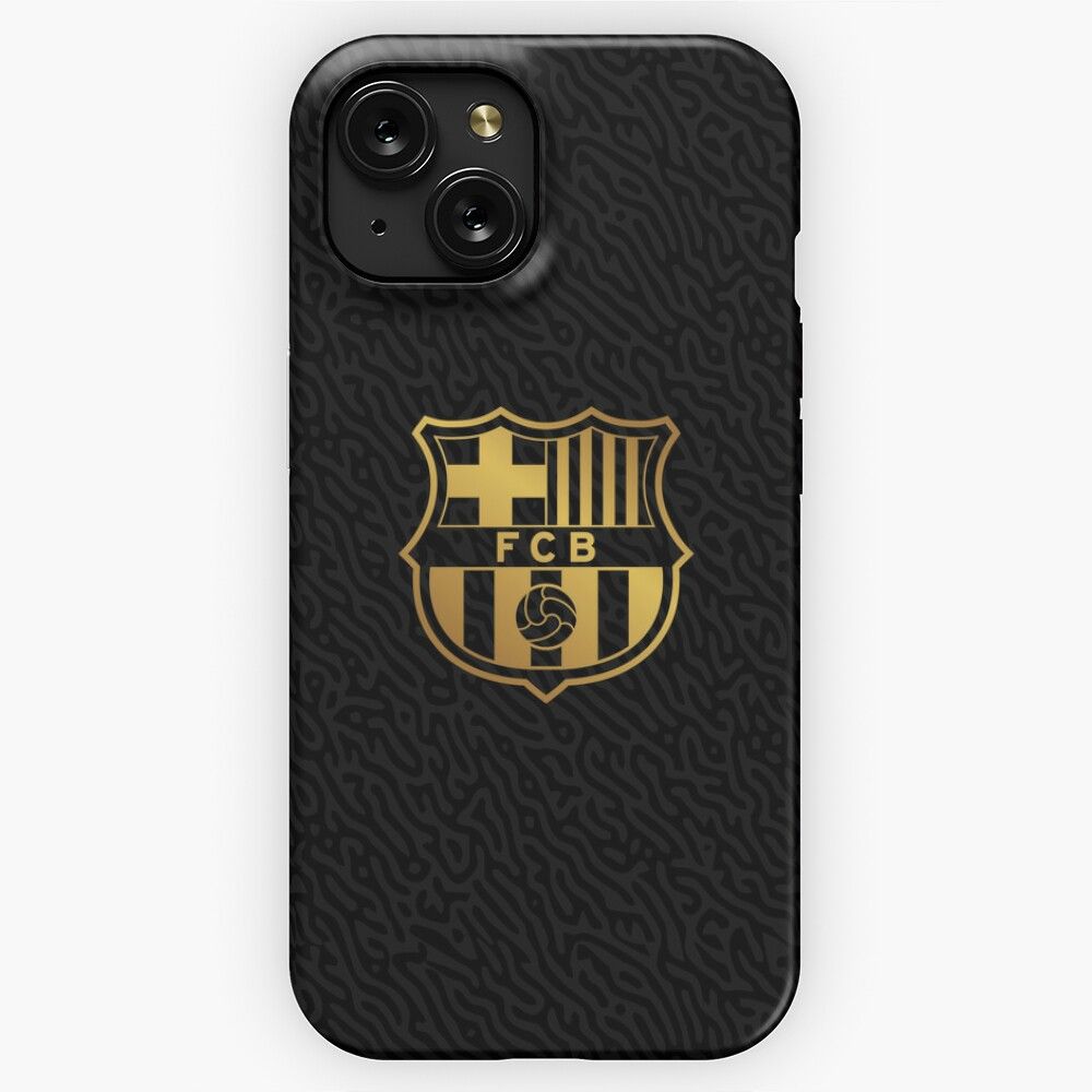Barca Gold And Black iPhone 15 Slim Phone Case Cover