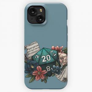 Bard Class D20 Tabletop Gaming Dice iPhone 15 Slim Phone Case Cover