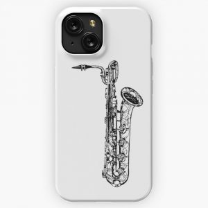 Baritone Saxophone iPhone 15 Slim Phone Case Cover