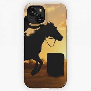 Barrel Racing Quotes iPhone 15 Slim Phone Case Cover