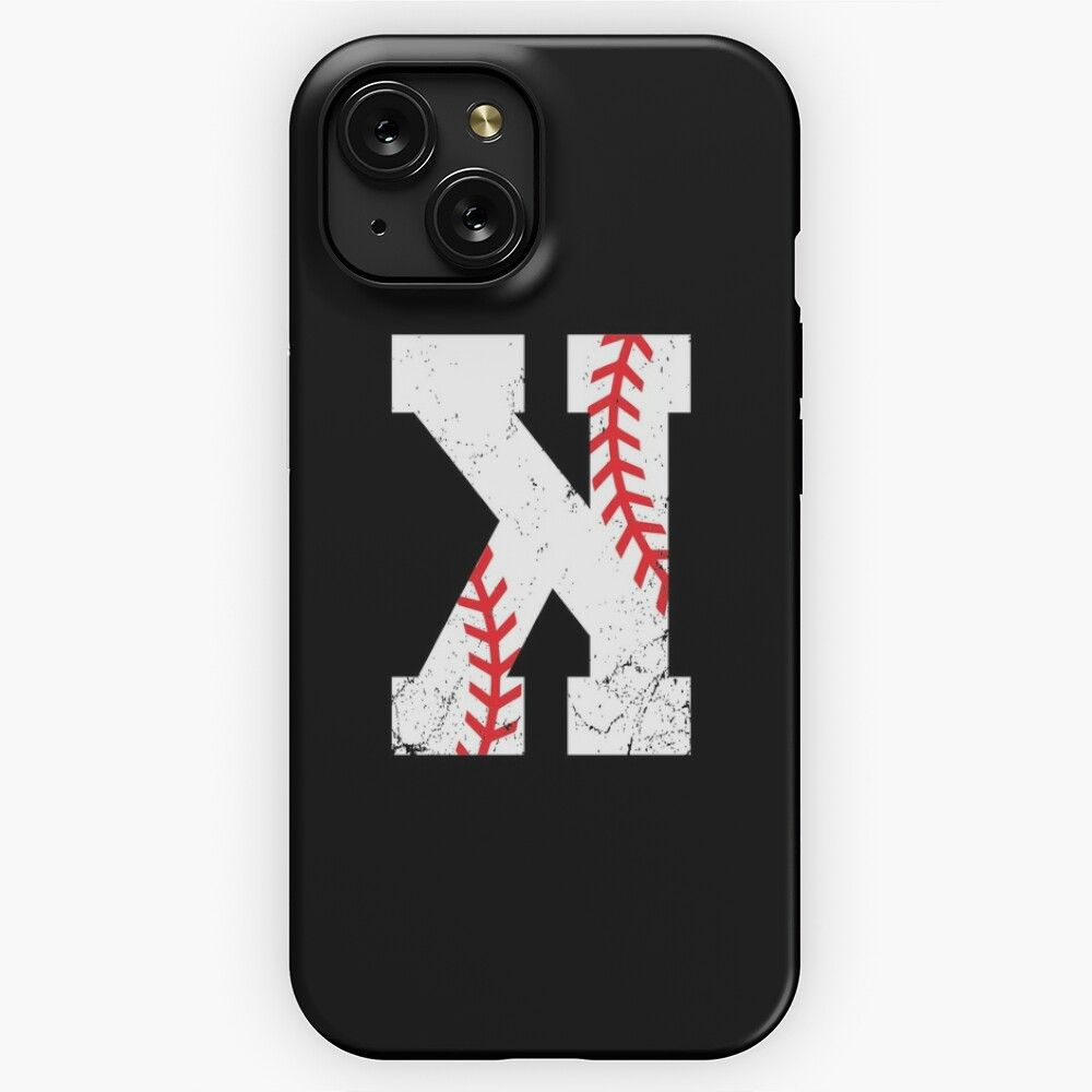 Baseball Pitcher Strikeout K iPhone 15 Slim Phone Case Cover