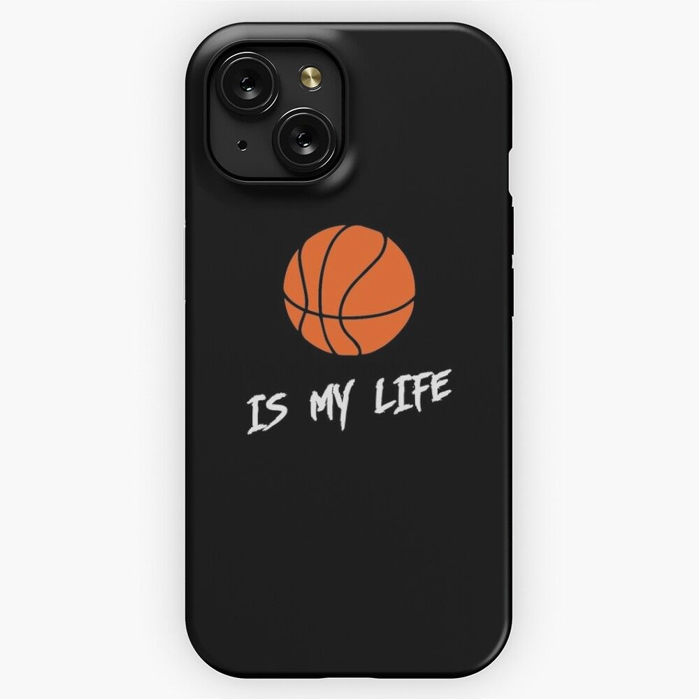 Basketball Is My Life iPhone 15 Slim Phone Case Cover