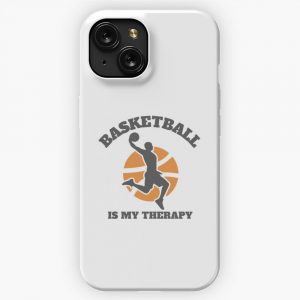 Basketball Is My Therapy 2 iPhone 15 Slim Phone Case Cover