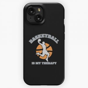 Basketball Is My Therapy 4 iPhone 15 Slim Phone Case Cover