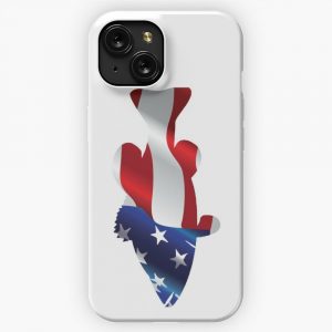 Bass Fishing And America iPhone 15 Slim Phone Case Cover
