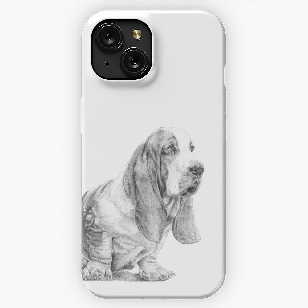Basset Hound 3 iPhone 15 Slim Phone Case Cover