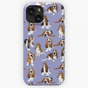 Basset Hounds iPhone 15 Slim Phone Case Cover
