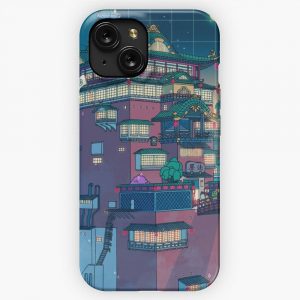 Bathhouse Night iPhone 15 Slim Phone Case Cover