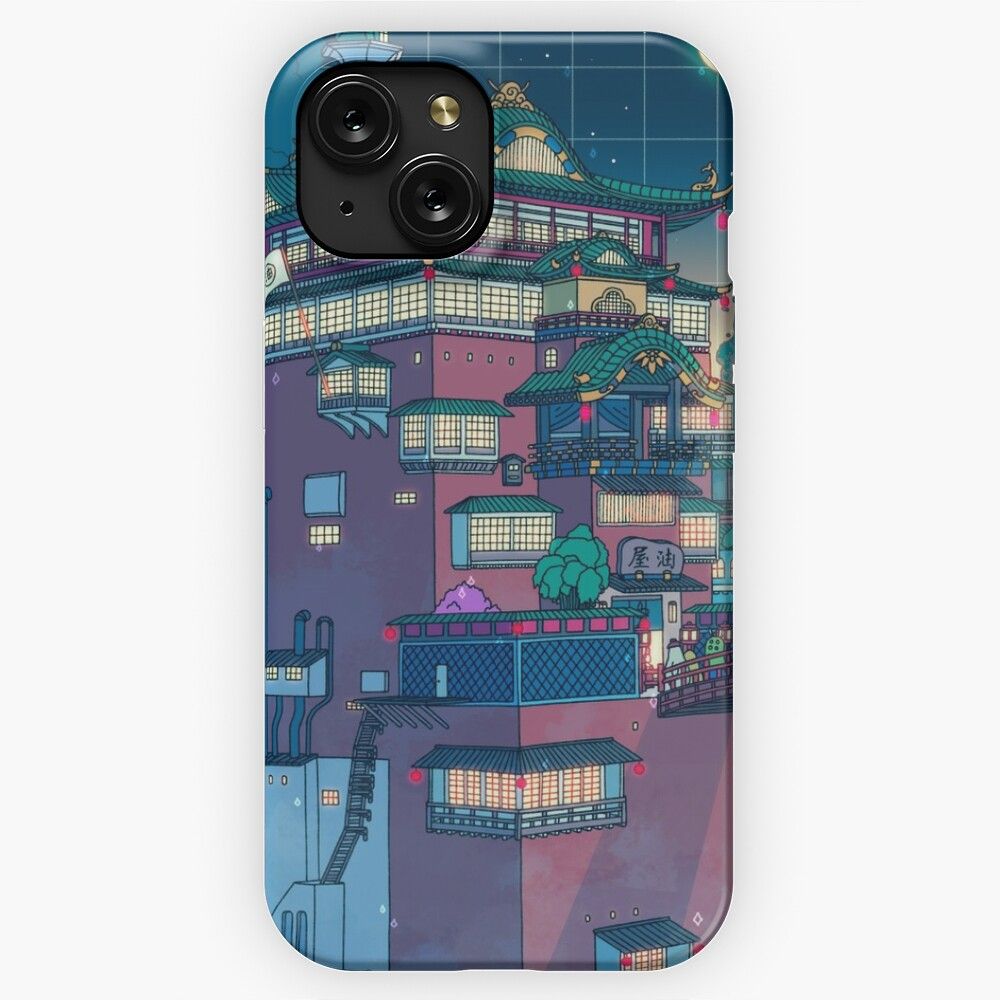 Bathhouse Night iPhone 15 Slim Phone Case Cover