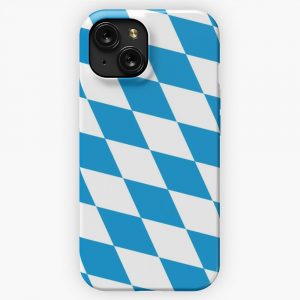 Bavarian Diamond Pattern Lozenge Flag Bavaria Germany iPhone 15 Slim Phone Case Cover