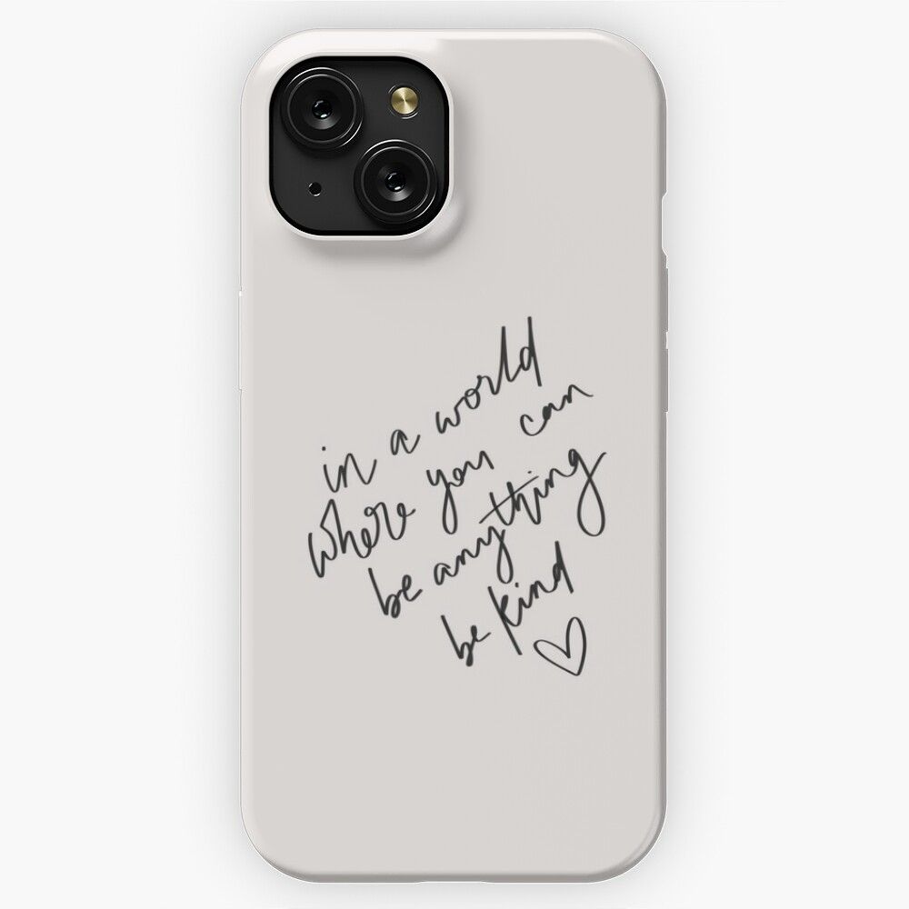 Be Kind iPhone 15 Slim Phone Case Cover