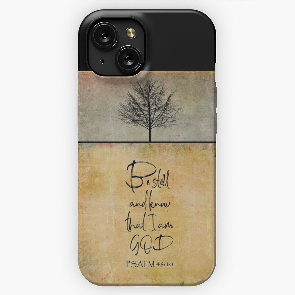 Be Still And Know That I Am God Psalm 46V10 iPhone 15 Slim Phone Case Cover