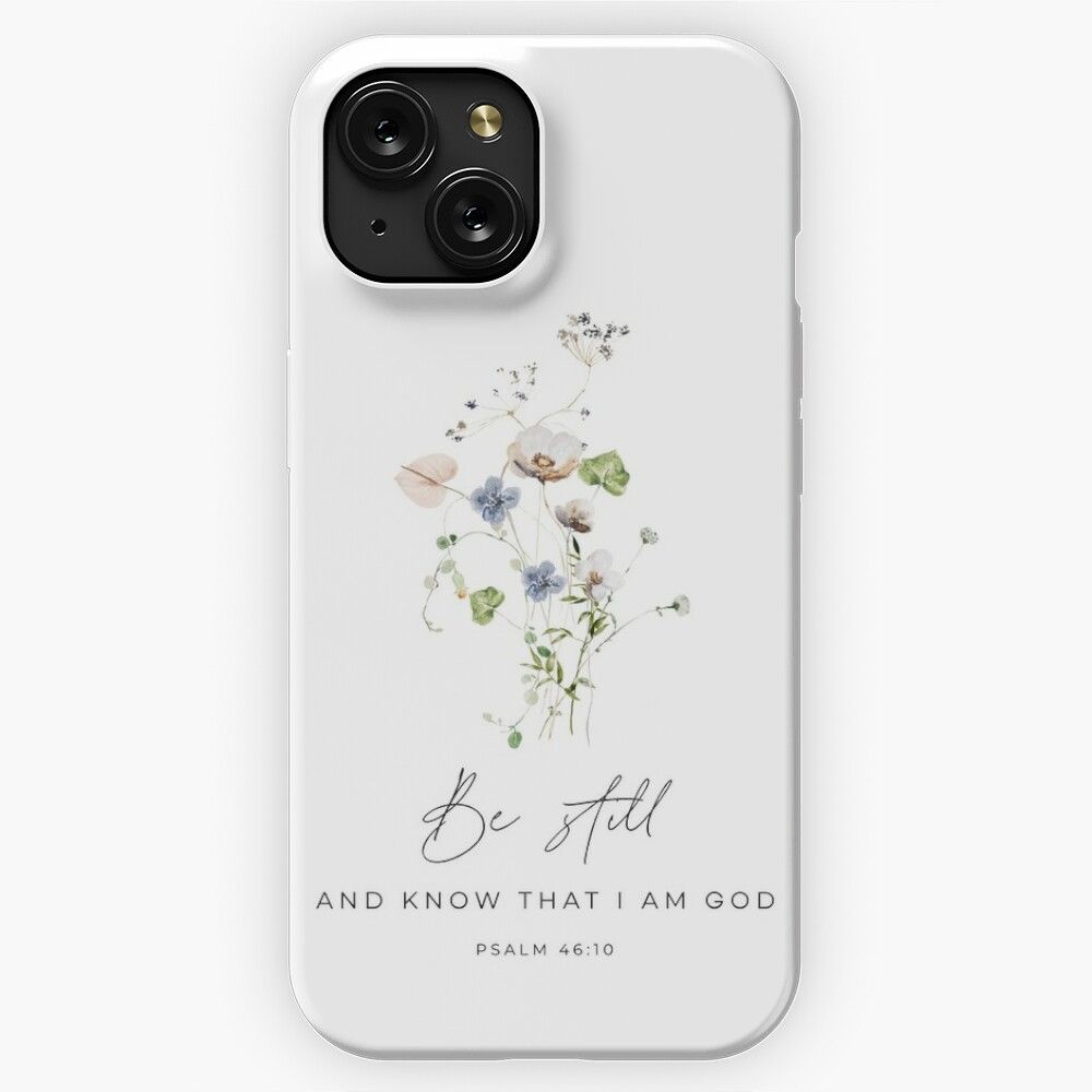 Be Still Psalm 4610 2 iPhone 15 Slim Phone Case Cover