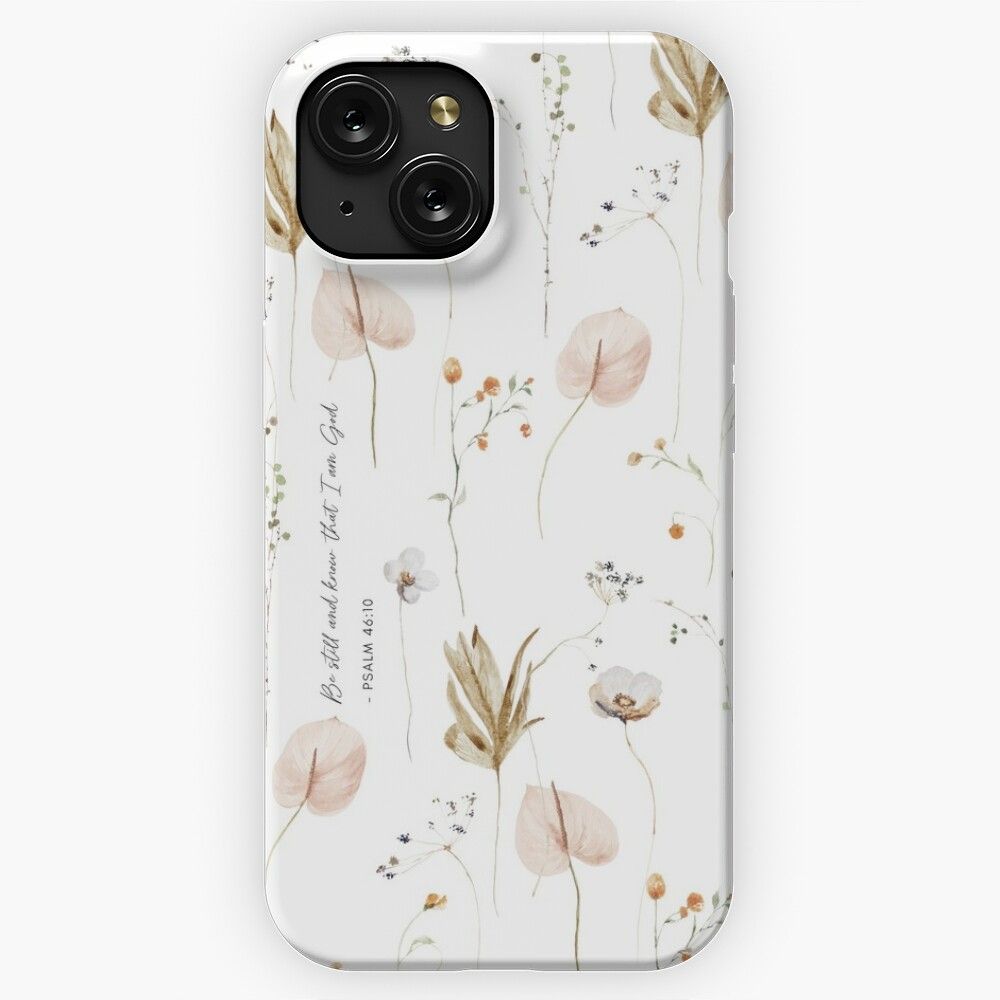 Be Still Psalm 4610 iPhone 15 Slim Phone Case Cover