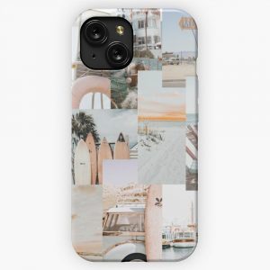 Beach Collage iPhone 15 Slim Phone Case Cover