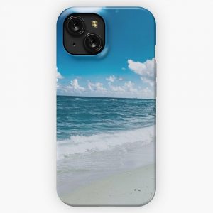 Beach Scene iPhone 15 Slim Phone Case Cover
