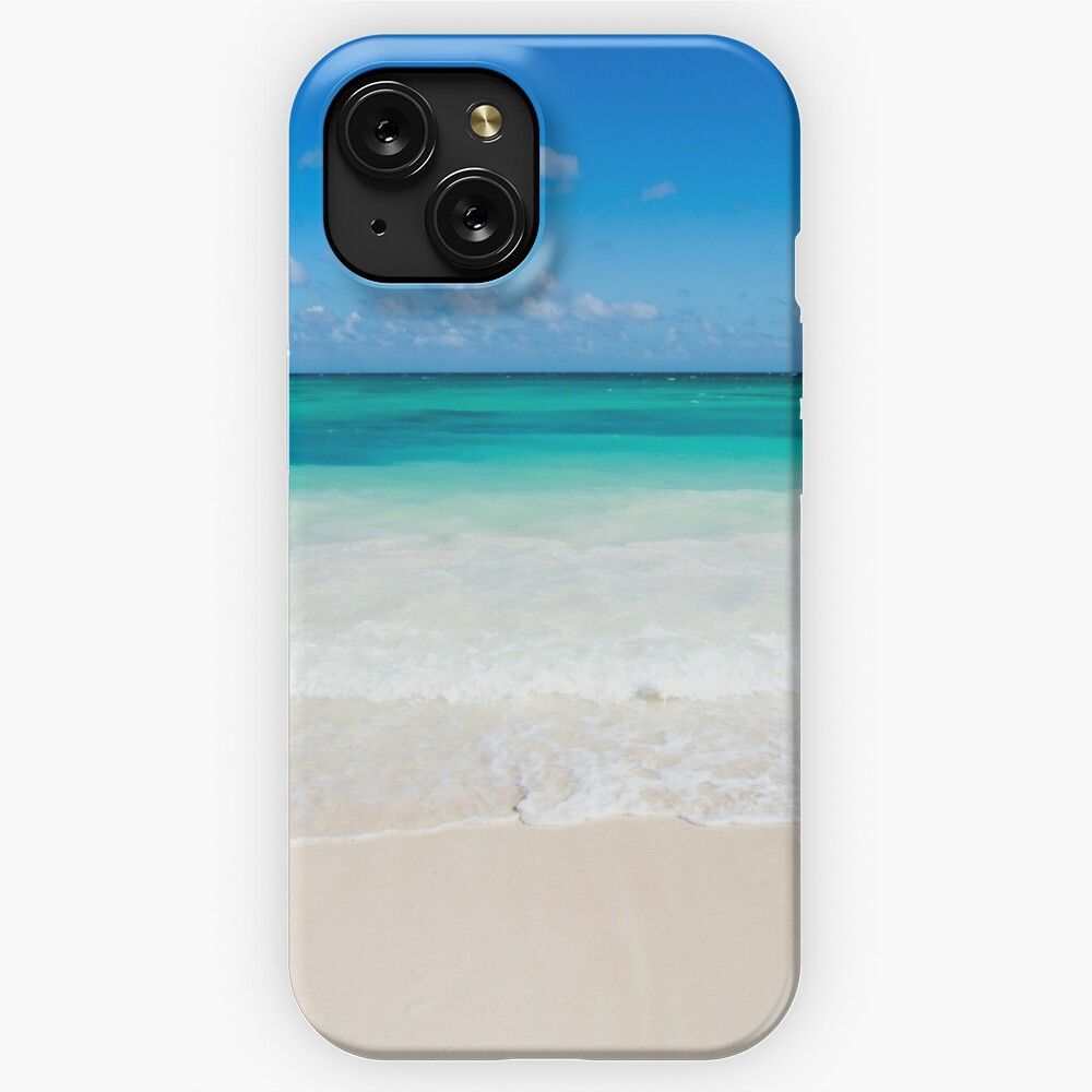 Beach Waves iPhone 15 Slim Phone Case Cover