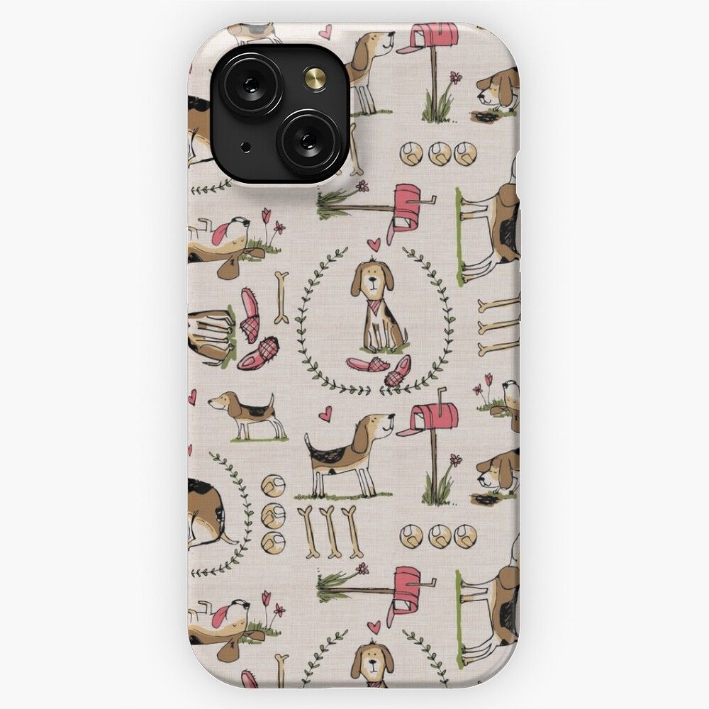 Beagles 2 iPhone 15 Slim Phone Case Cover
