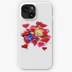 Bear Love iPhone 15 Slim Phone Case Cover