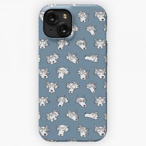 Beastars Legoshi Faces Pattern iPhone 15 Slim Phone Case Cover