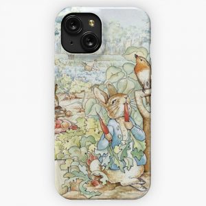 Beatrix Potter Storybook Characters In Garden iPhone 15 Slim Phone Case Cover