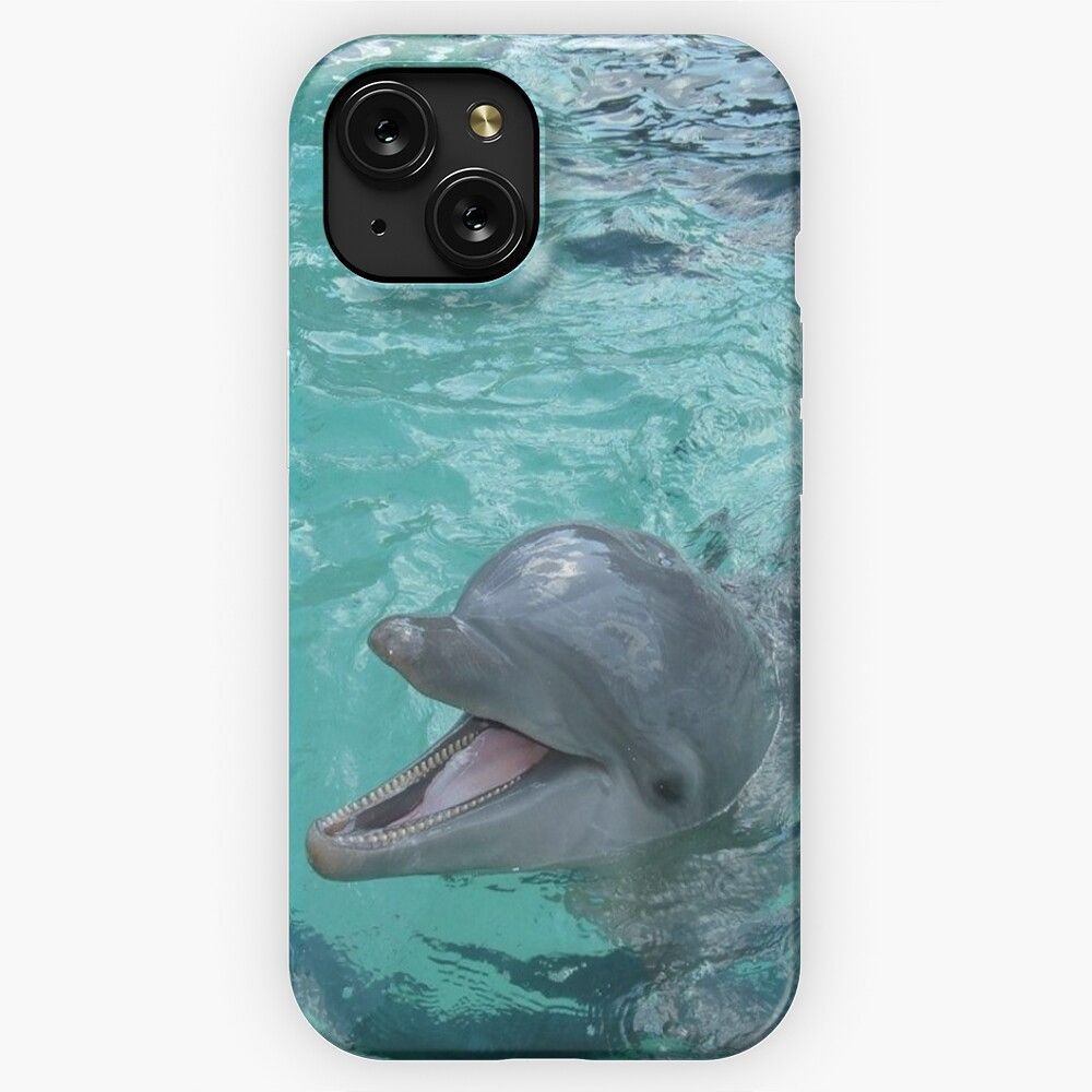 Beautiful Dolphin iPhone 15 Slim Phone Case Cover