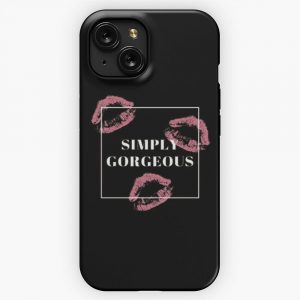 Beauty Black And Pink Fashion Hobbies iPhone 15 Slim Phone Case Cover