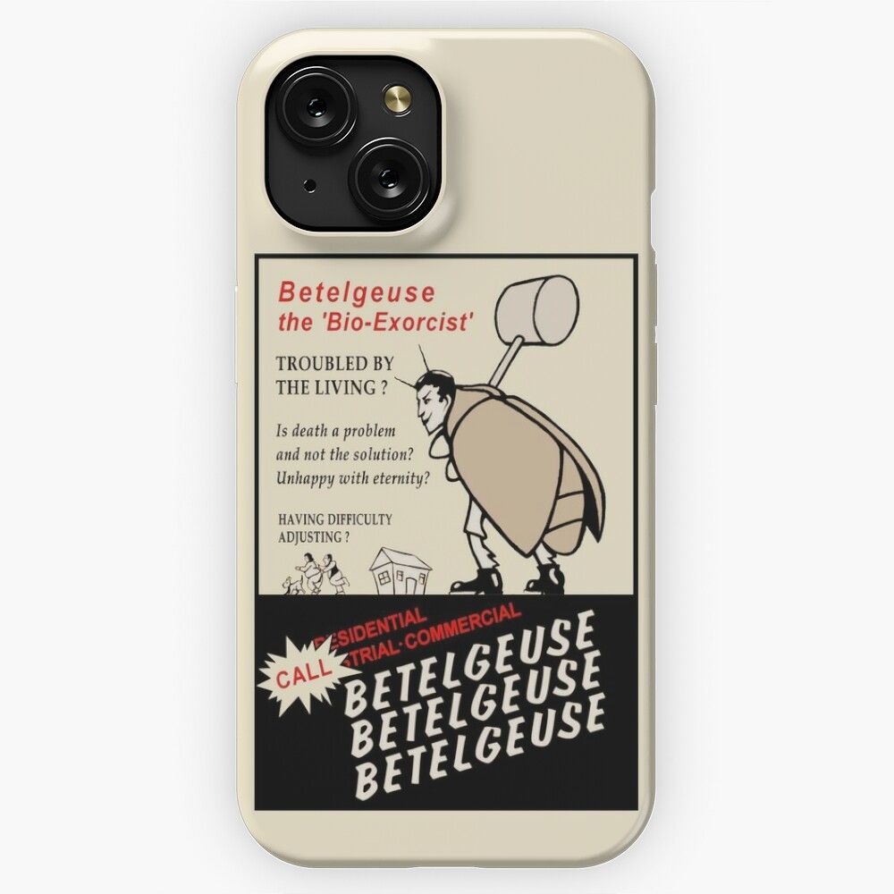 Beetlejuice Advertisement iPhone 15 Slim Phone Case Cover