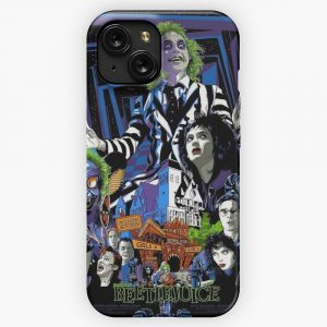 Beetlejuice iPhone 15 Slim Phone Case Cover